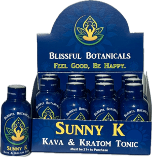 Sunny K  Kava & Kratom Tonic 2oz shot or (Case of 12)